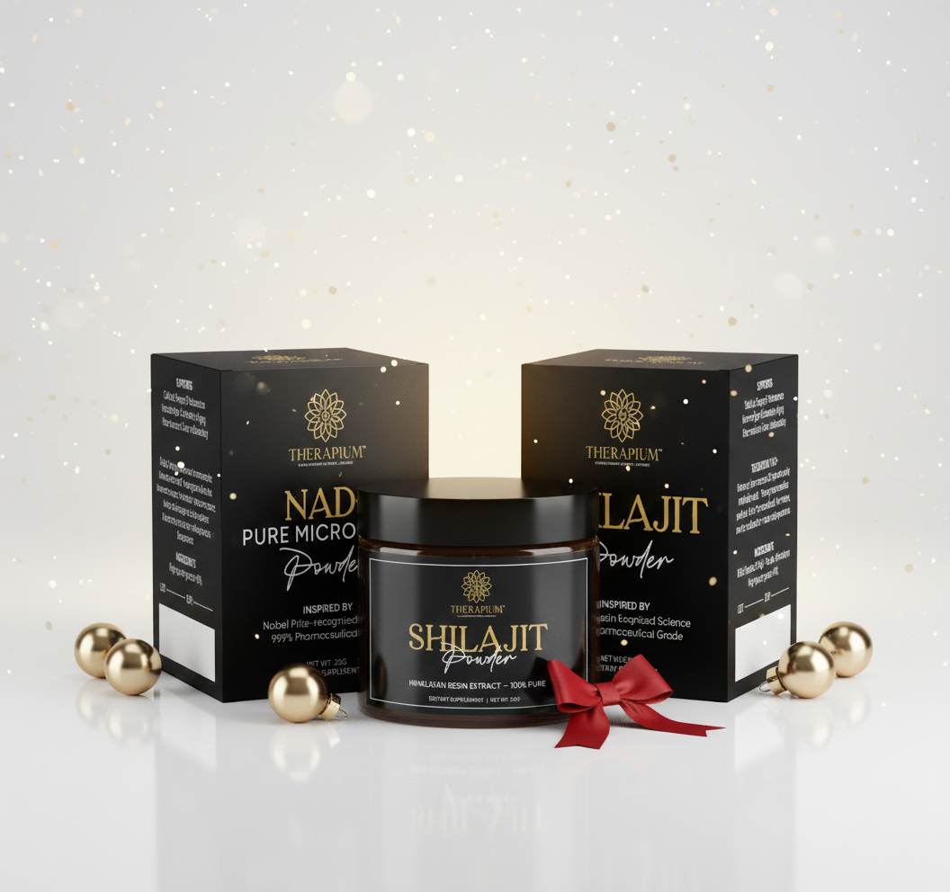 THERAPIUM™ Christmas Energy Bundle – NAD+ 20g + Shilajit